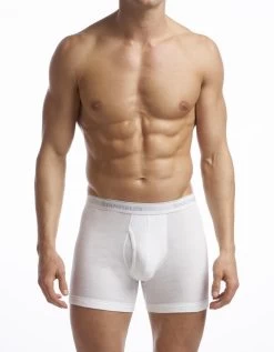 Stanfields Men's Premium Boxer Brief - 2 Pack -Fashionable Men'S Clothing Store 9482 white front 720x 609749ce 0e80 41d5 98f9 360af9248edb
