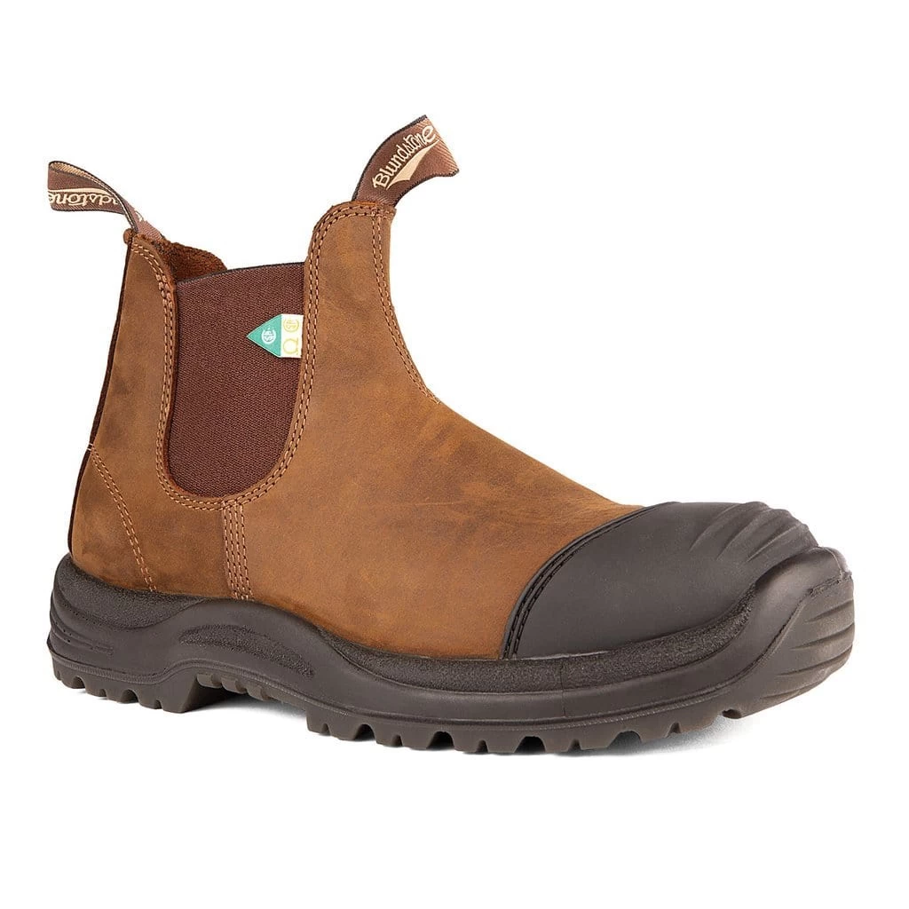 Blundstone 169 - Work & Safety Rubber Toe Cap Boot - Crazy Horse Brown 3 Blundstone 169 - Work & Safety Rubber Toe Cap Boot - Crazy Horse Brown