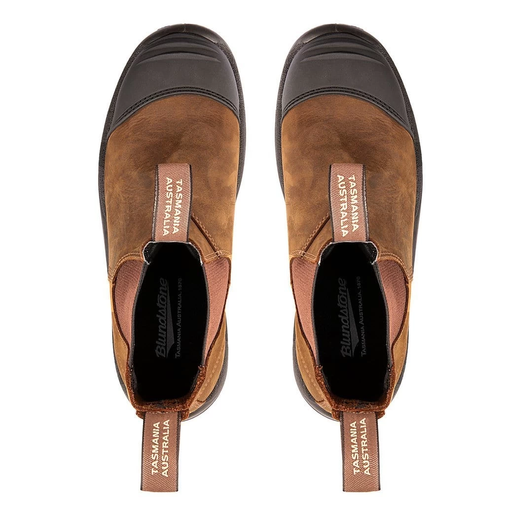 Blundstone 169 - Work & Safety Rubber Toe Cap Boot - Crazy Horse Brown 4 Blundstone 169 - Work & Safety Rubber Toe Cap Boot - Crazy Horse Brown - Image 2