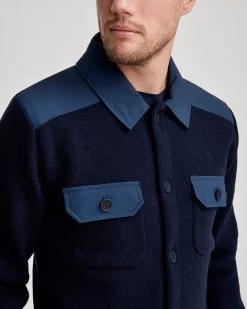 Holebrook Billy Overshirt WP -Fashionable Men'S Clothing Store Holebrook Billy Overshirt WP navy2