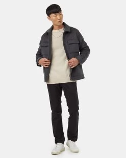 Tentree Wool Button Down Jacket -Fashionable Men'S Clothing Store TCM4585 0131 2466 2