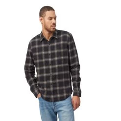 Tentree Kapok Flannel Shirt -Fashionable Men'S Clothing Store TentreeKapokShirtblack1