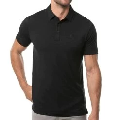 Travis Mathew The Heater Polo -Fashionable Men'S Clothing Store Travis Mathew The Heater Polo black