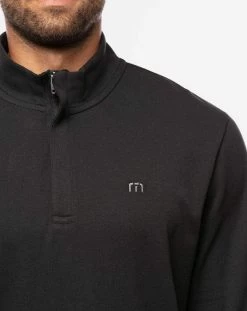 Travis Mathew Cloud Quarter Zip 2.0 -Fashionable Men'S Clothing Store TravisMathewCLOUDQUARTERZIP2.0Black4