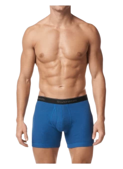 Stanfields Men's Premium Modern Fit Boxer Brief - 2 Pack -Fashionable Men'S Clothing Store boxer brief 2 pack premium cotton 2510 2510 yale blue front 540x 88f1208b 003b 429b 9801 b27e9ece07b2