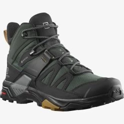 Salomon Men's X Ultra 4 MID GTX Hiking Boot -Fashionable Men'S Clothing Store greengables2