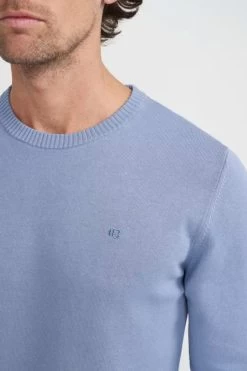 Holebrook Men's Holger Crew Sweater -Fashionable Men'S Clothing Store holebrook holger crew stonewash31