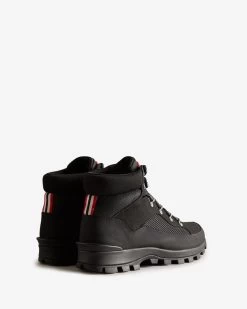 Hunter Men's Explorer Insulated Lace-Up Commando Boots -Fashionable Men'S Clothing Store hunter explorer black 8 3