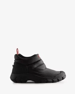 Hunter Men's Intrepid Insulated Ankle Snow Boots -Fashionable Men'S Clothing Store hunter intrepid low ankle black 8