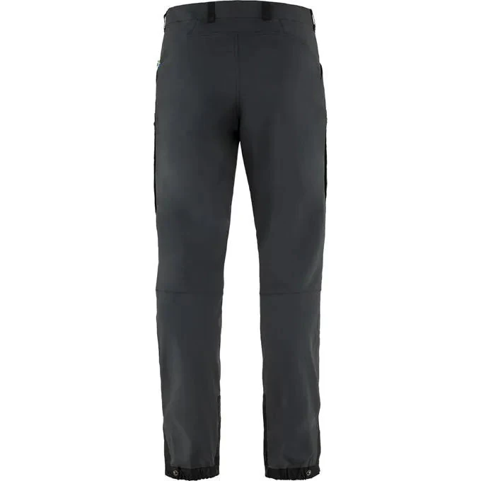 FJÄLLRÄVEN Men's Keb Agile Trousers - Black / Black 4 FJÄLLRÄVEN Men's Keb Agile Trousers - Black / Black - Image 2