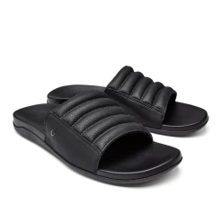Olukai Men's Maha 'Olu Sandal -Fashionable Men'S Clothing Store olukai maha sandal black3