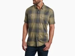 Kuhl Response Short Sleeve Button-Up -Fashionable Men'S Clothing Store responseblacksage1