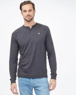 Tentree Hemp Classic Henley Longsleeve -Fashionable Men'S Clothing Store ten tree ten tree hemp classic henley long sleeve