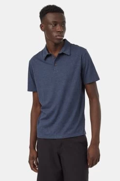 Tentree TreeBlend Astir Polo -Fashionable Men'S Clothing Store tentree astir polo dress blue1