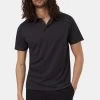 Tentree TreeBlend Astir Polo -Fashionable Men'S Clothing Store tentree astir polo meteorite black1