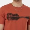 Tentree Men's Guitar T-Shirt -Fashionable Men'S Clothing Store tentree guitar tshirt baked clay black21