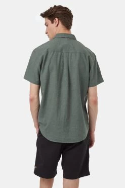 Tentree Joshua Shortsleeve Shirt -Fashionable Men'S Clothing Store tentree joshua short sleeve11