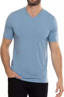 Travis Mathew Cloud Tee T-Shirt -Fashionable Men'S Clothing Store travis mathew cloud tee copen blue1