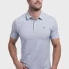 Travis Mathew The Heater Polo -Fashionable Men'S Clothing Store travismathew heaterpolo heather microchip1