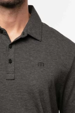 Travis Mathew Zinna Polo 15 Travis Mathew Zinna Polo -Fashionable Men'S Clothing Store travismathew zinna polo heather black31